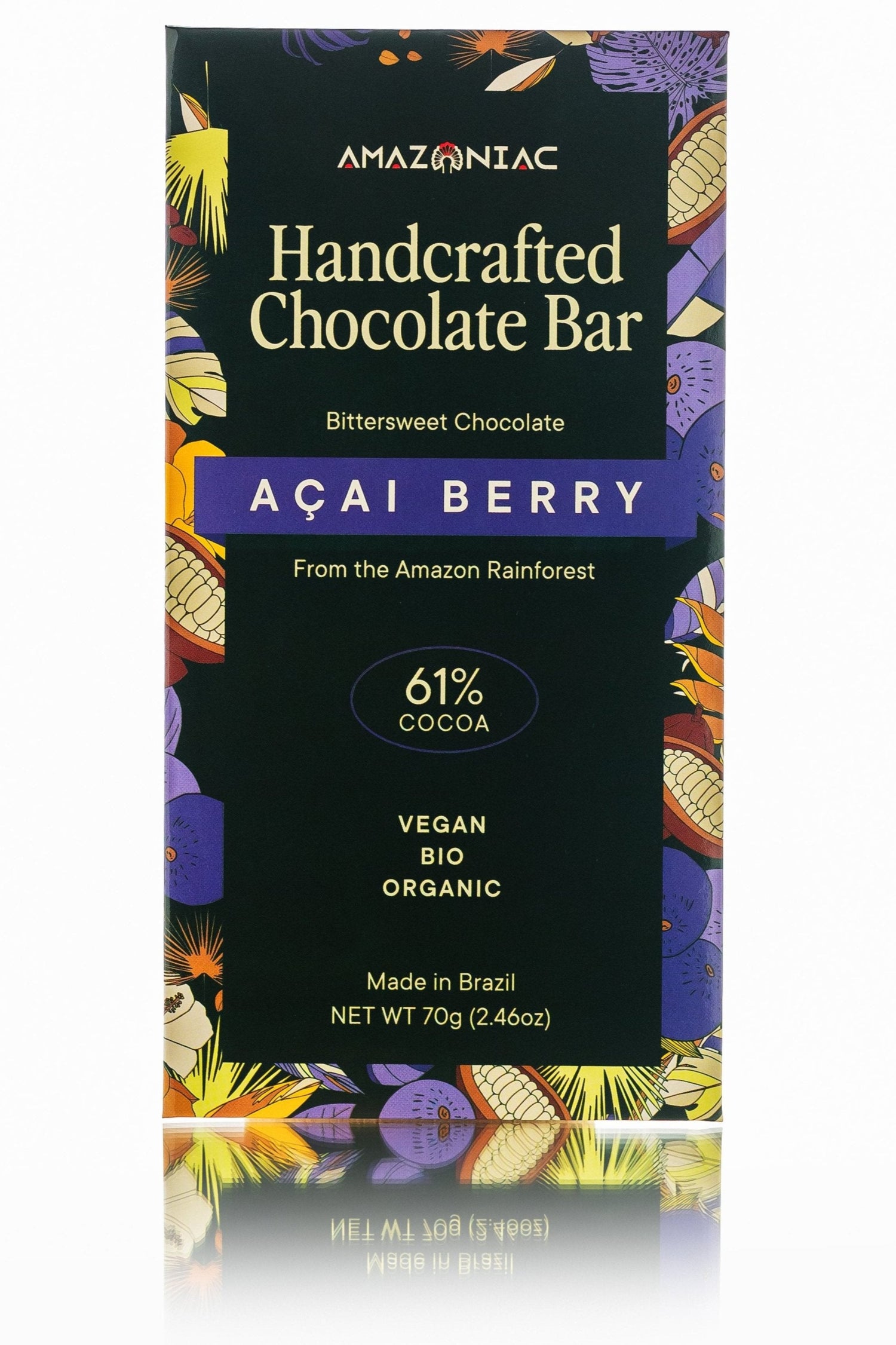 Chocolate Bar - Açaí Berry 61% Cocoa