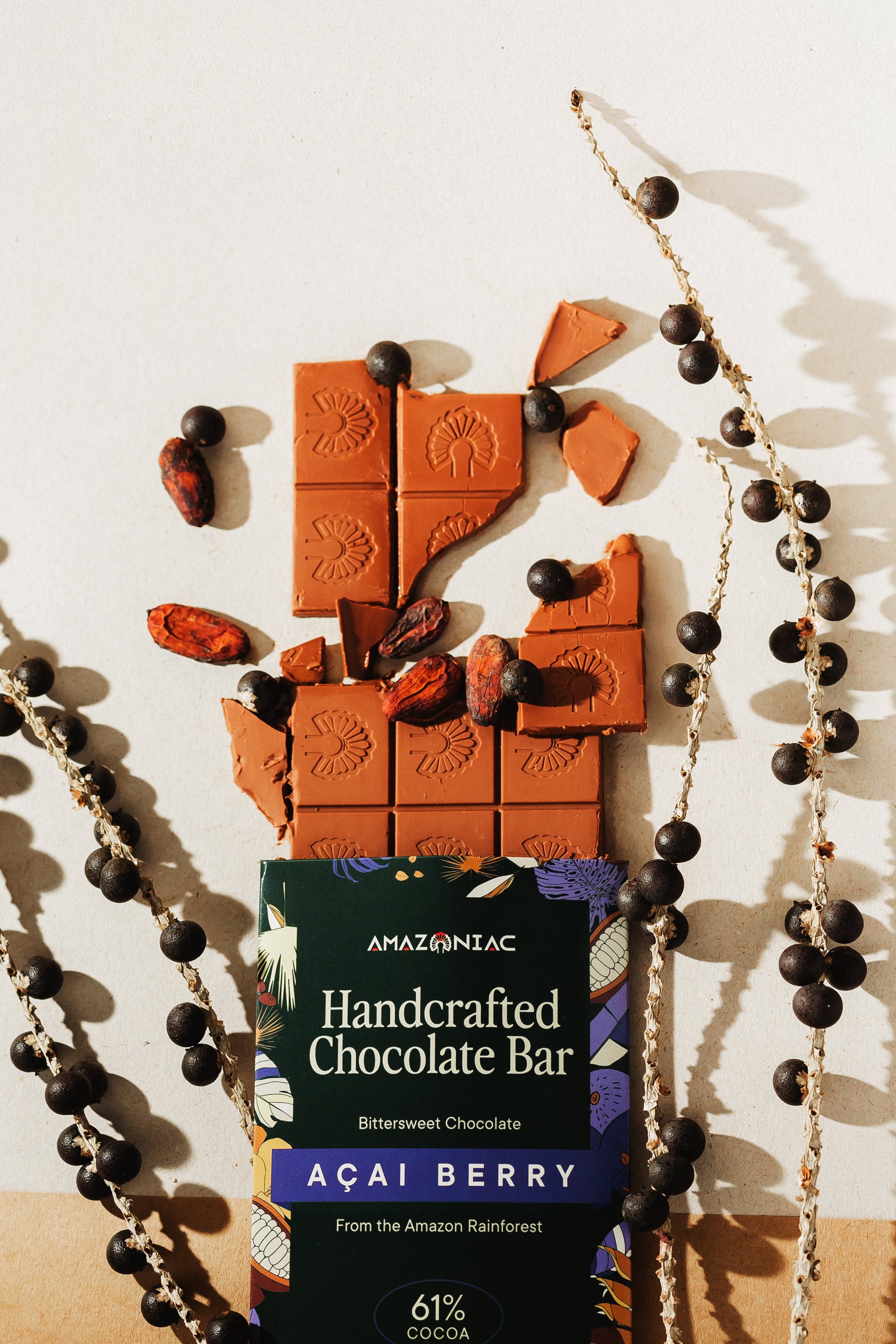 Chocolate Bar - Açaí Berry 61% Cocoa