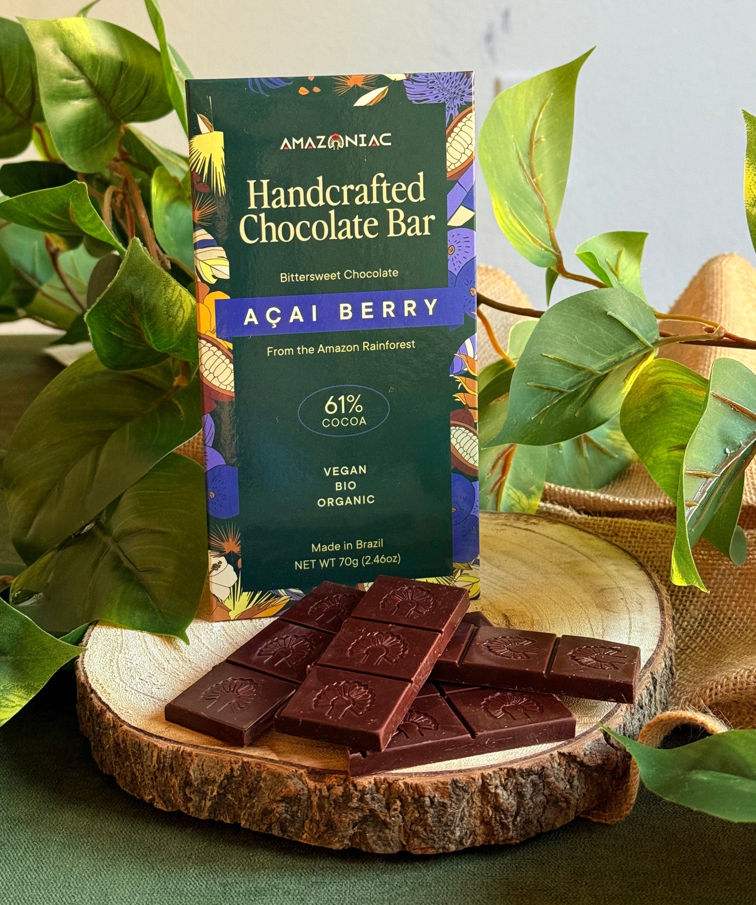 Chocolate Bar - Açaí Berry 61% Cocoa