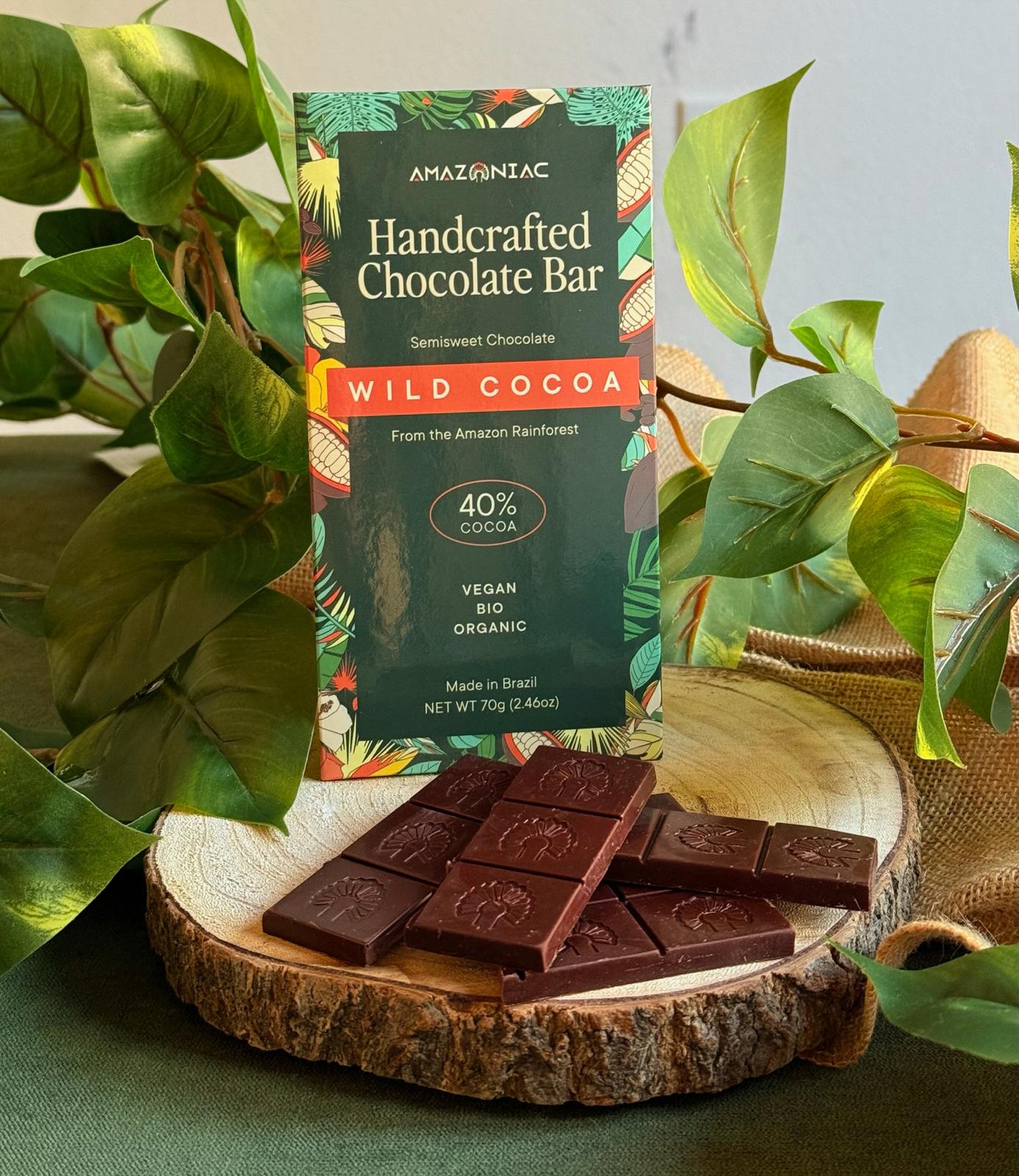 Semisweet Chocolate Bar - Wild Cocoa 40%